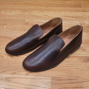 New Tecovas Slip On Mens Leather Shoes Monterrey Bison hickory brown size 10.5